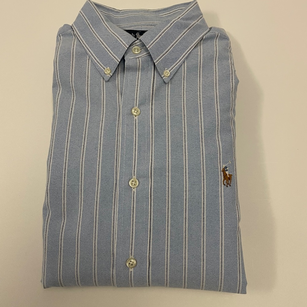 Ralph Lauren Mens Cotton Oxford LS Shirt